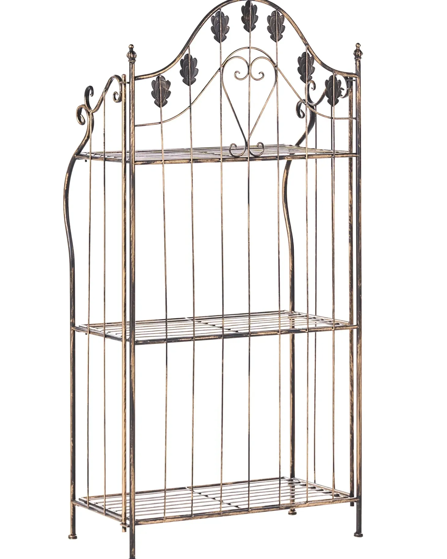 Reol VISANO Metal 123 cm 59 cm Sort
