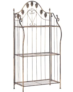 Reol VISANO Metal 123 cm 59 cm Sort