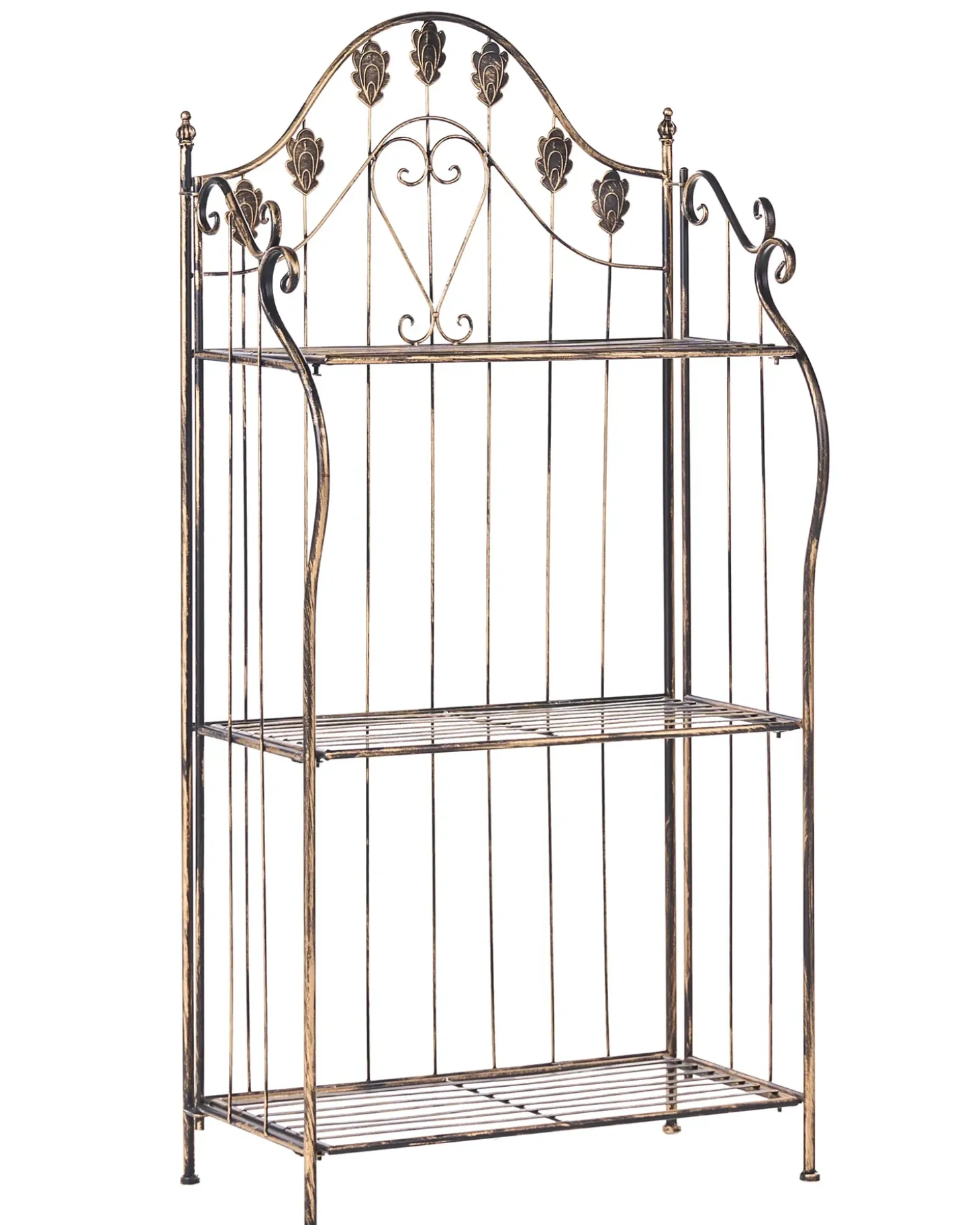 Reol VISANO Metal 123 cm 59 cm Sort