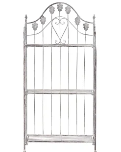 Reol VISANO Metal 123 cm 59 cm Grå