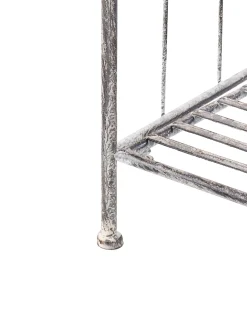 Reol VISANO Metal 123 cm 59 cm Grå