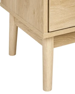 Reol LYNWOOD 140 cm Lysebrun
