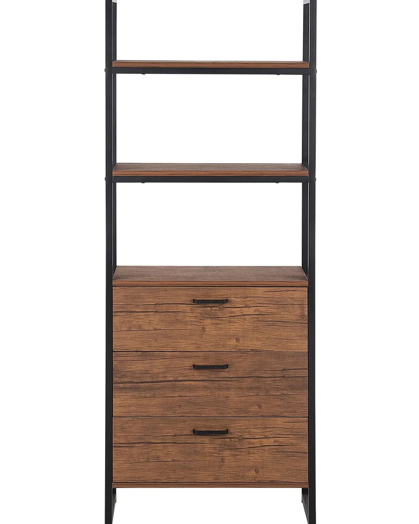 Reol TIFTON 158 cm Mørkebrun