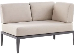 RIMA III 6 personers Have-hjørnesofasæt Venstrevendt Beige Metal