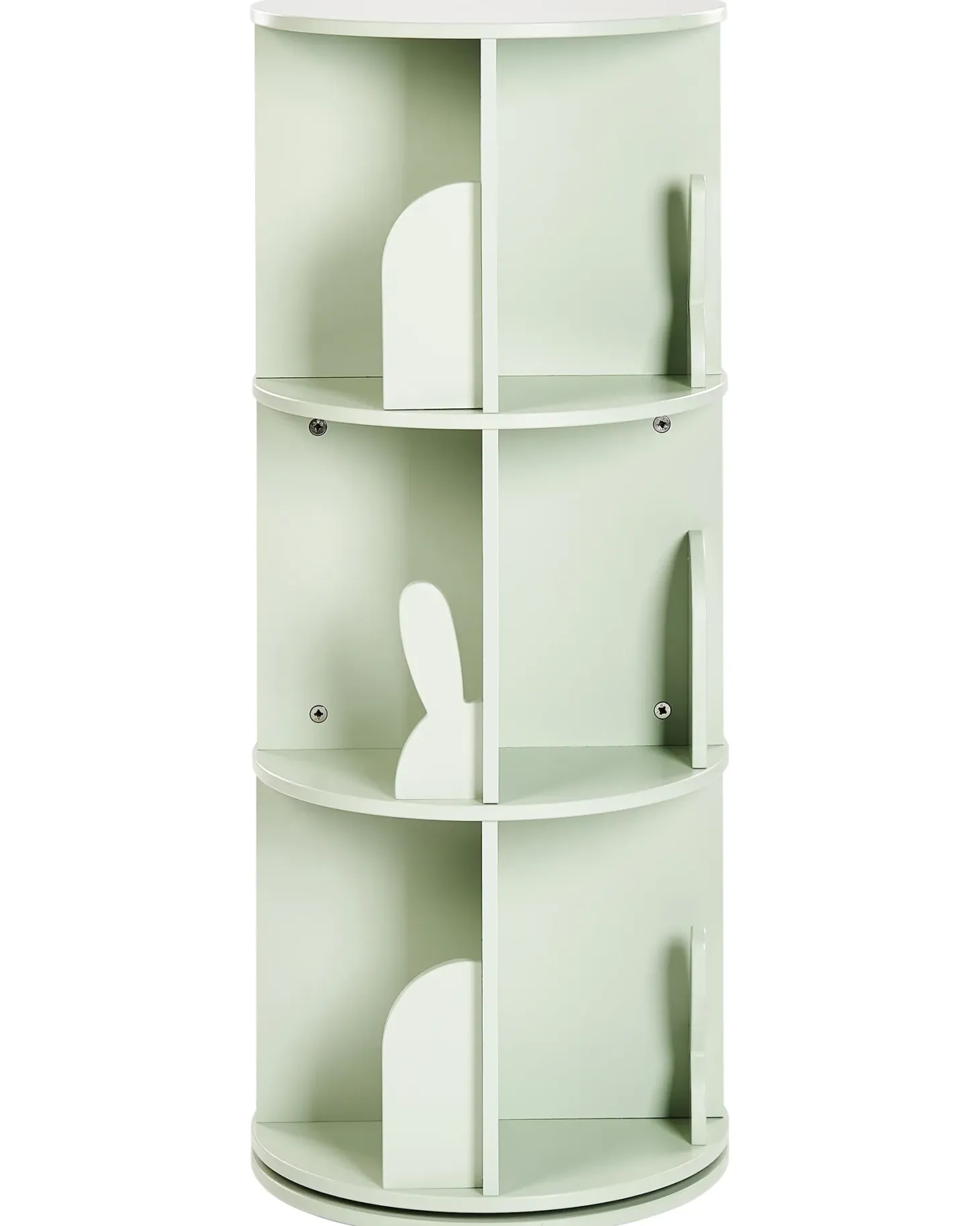 Roterende bogreol CANEY 94 cm Lysegrøn