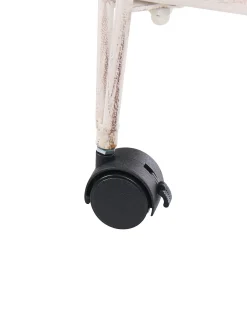 Rullebord YUMBILLA Metal Hvid med hjul