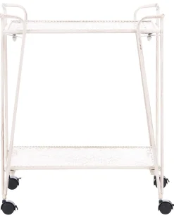 Rullebord YUMBILLA Metal Hvid med hjul