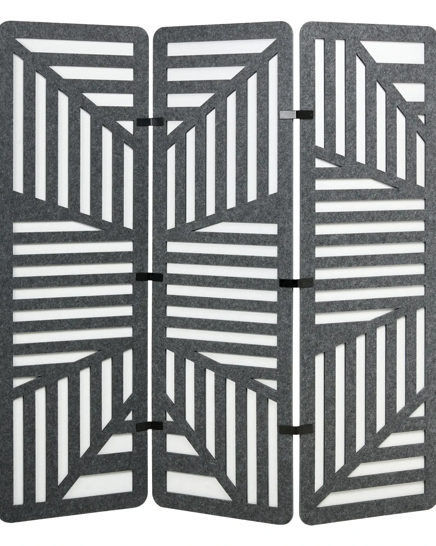 Rumdeler til kontor FUTURA 180 x 180 cm Mørkegrå