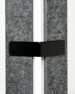 Rumdeler til kontor FUTURA 180 x 180 cm Mørkegrå