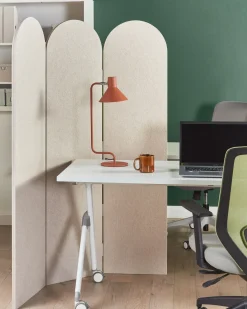 Rumdeler til kontor SLIMMY 120 x 160 cm Beige