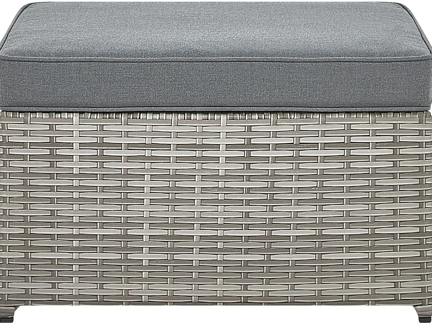 SABBIA 5 personers Have-hjørnesofasæt Venstrevendt Lysegrå PE-rattan