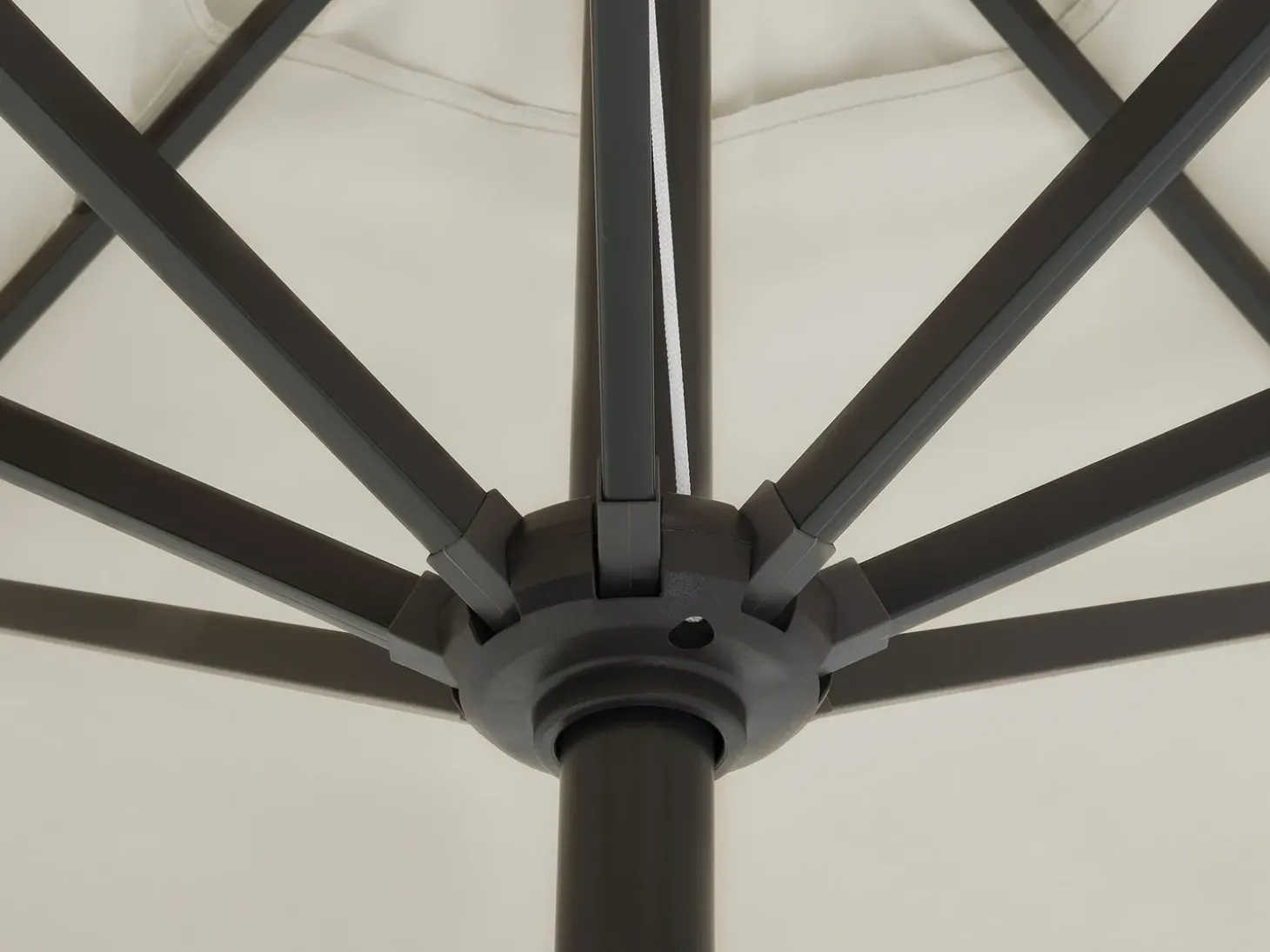 SALENTO 4 personers Havemøbelsæt Mørkebrun Metal med parasol (16 variant)