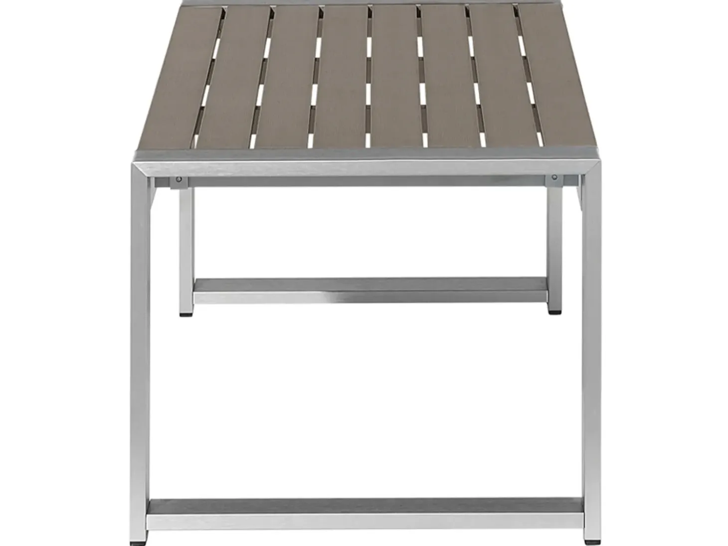 SALERNO 4 personers Loungesæt med bord Mørkegrå Metal