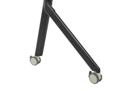 Sammenklappeligt skrivebord BENDI Hvid 180 cm 60 cm med hjul