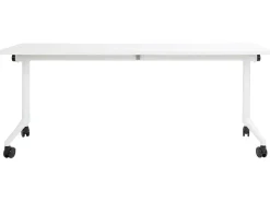 Sammenklappeligt skrivebord CAVI Hvid 180 cm 60 cm med hjul