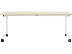 Sammenklappeligt skrivebord CAVI Lysebrun 180 cm 60 cm med hjul