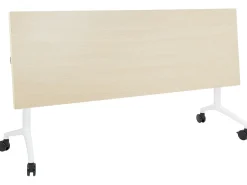 Sammenklappeligt skrivebord CAVI Lysebrun 180 cm 60 cm med hjul