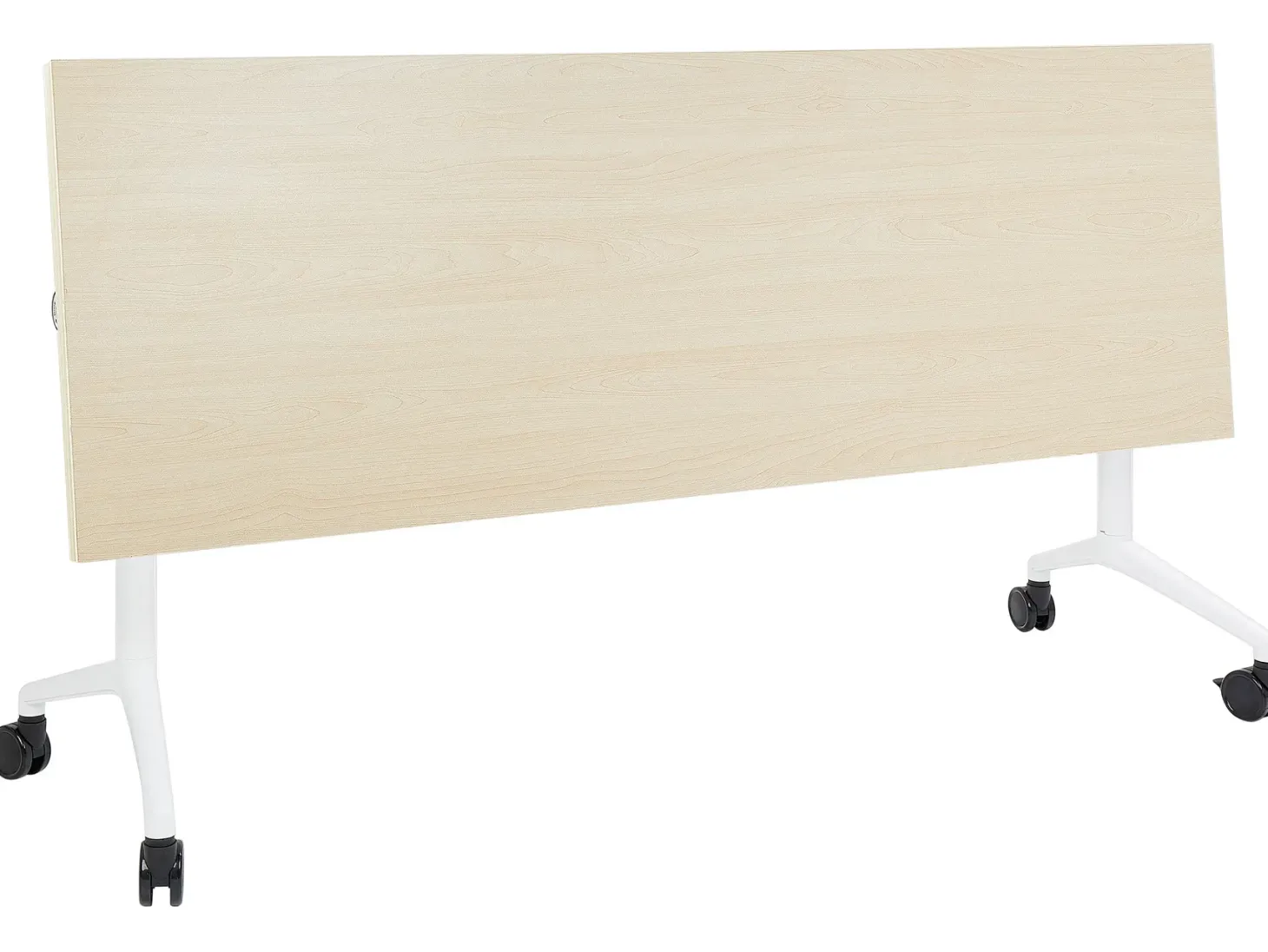 Sammenklappeligt skrivebord CAVI Lysebrun 180 cm 60 cm med hjul