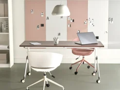 Sammenklappeligt skrivebord BENDI Mørkebrun 160 cm 60 cm