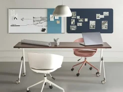 Sammenklappeligt skrivebord BENDI Mørkebrun 180 cm 60 cm