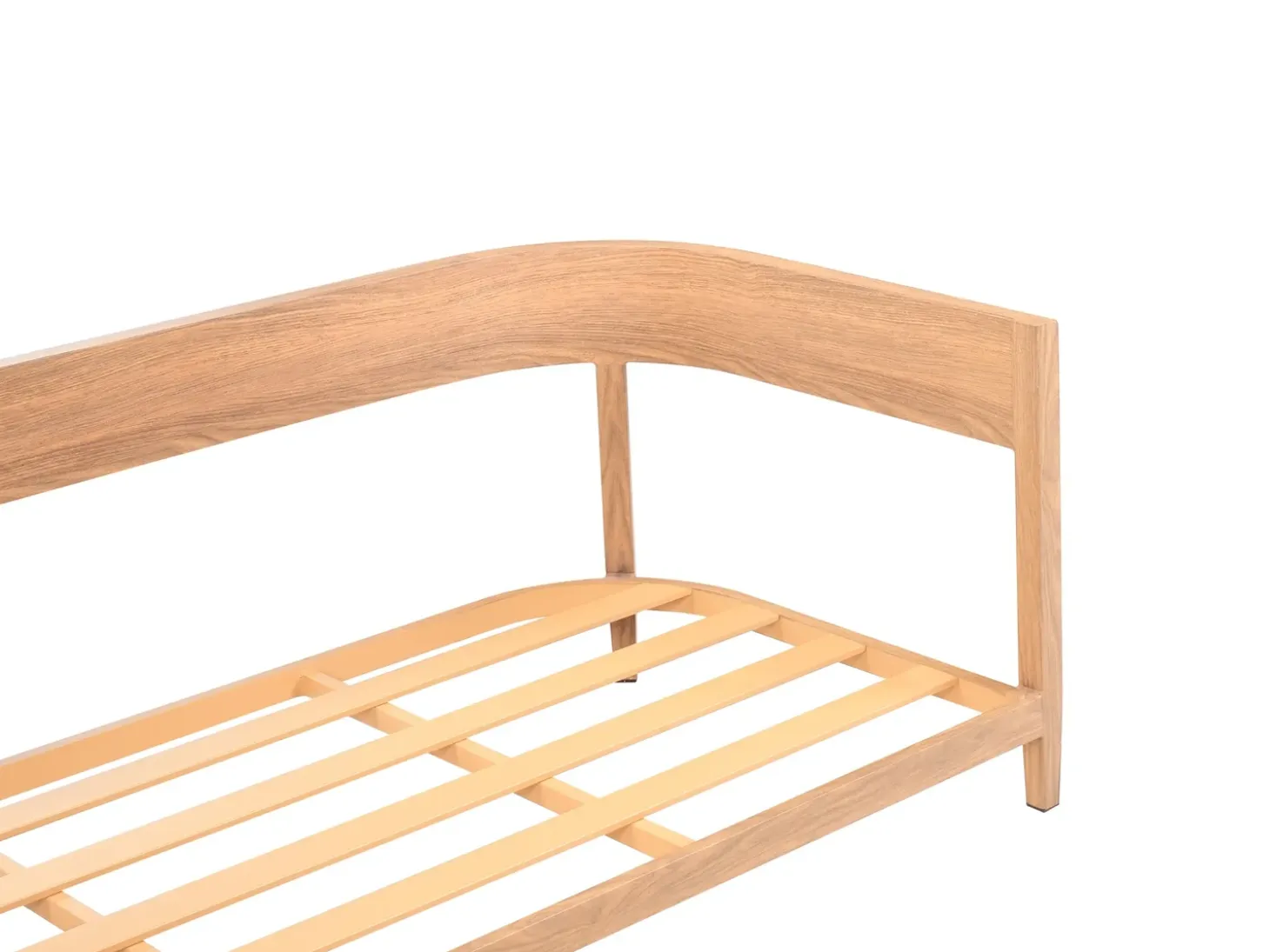 SAMPIERI 2 personers Havesofa med bord Lysebrun Metal