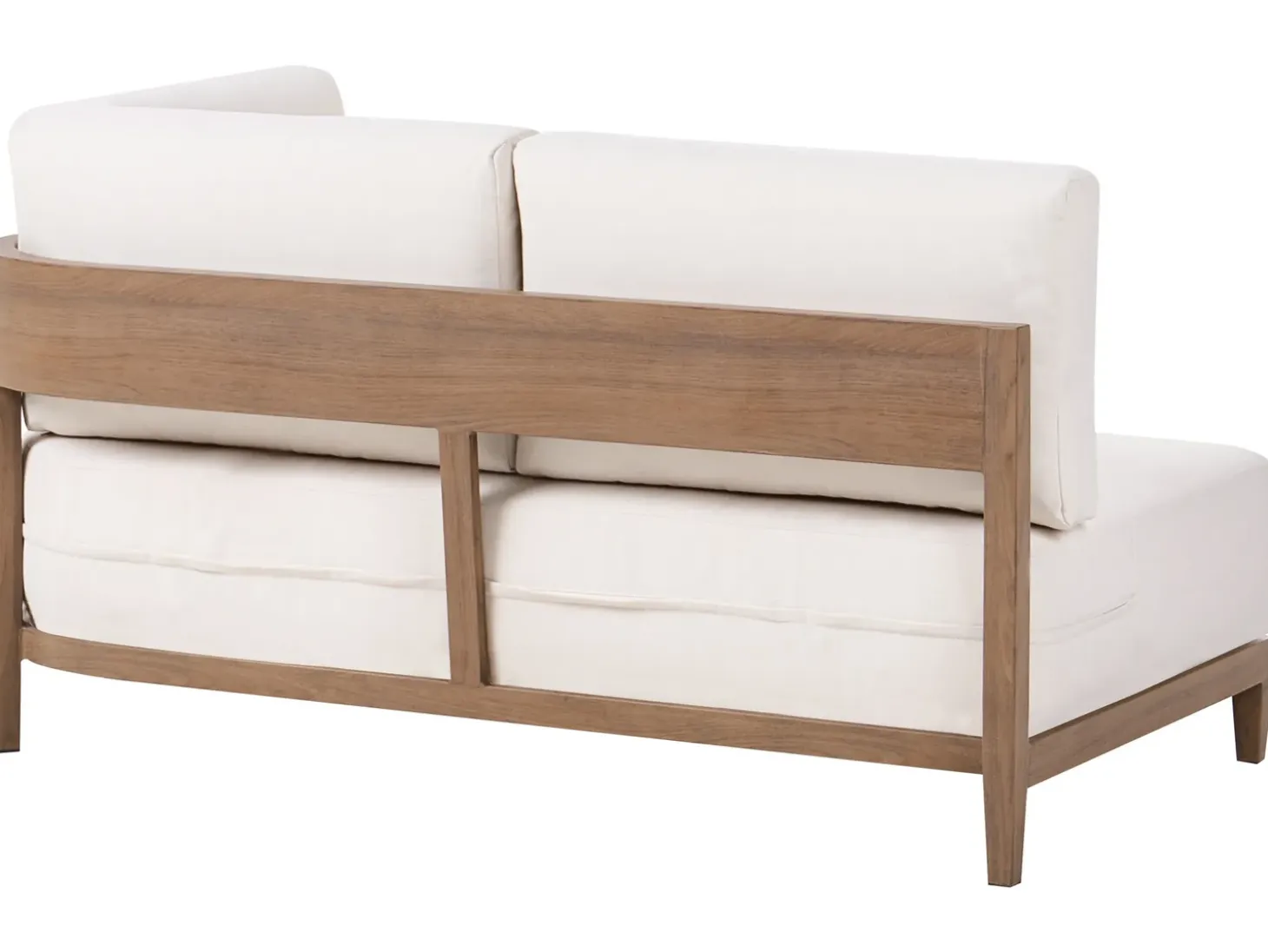 SAMPIERI 2 personers Havesofa med bord Brun Metal