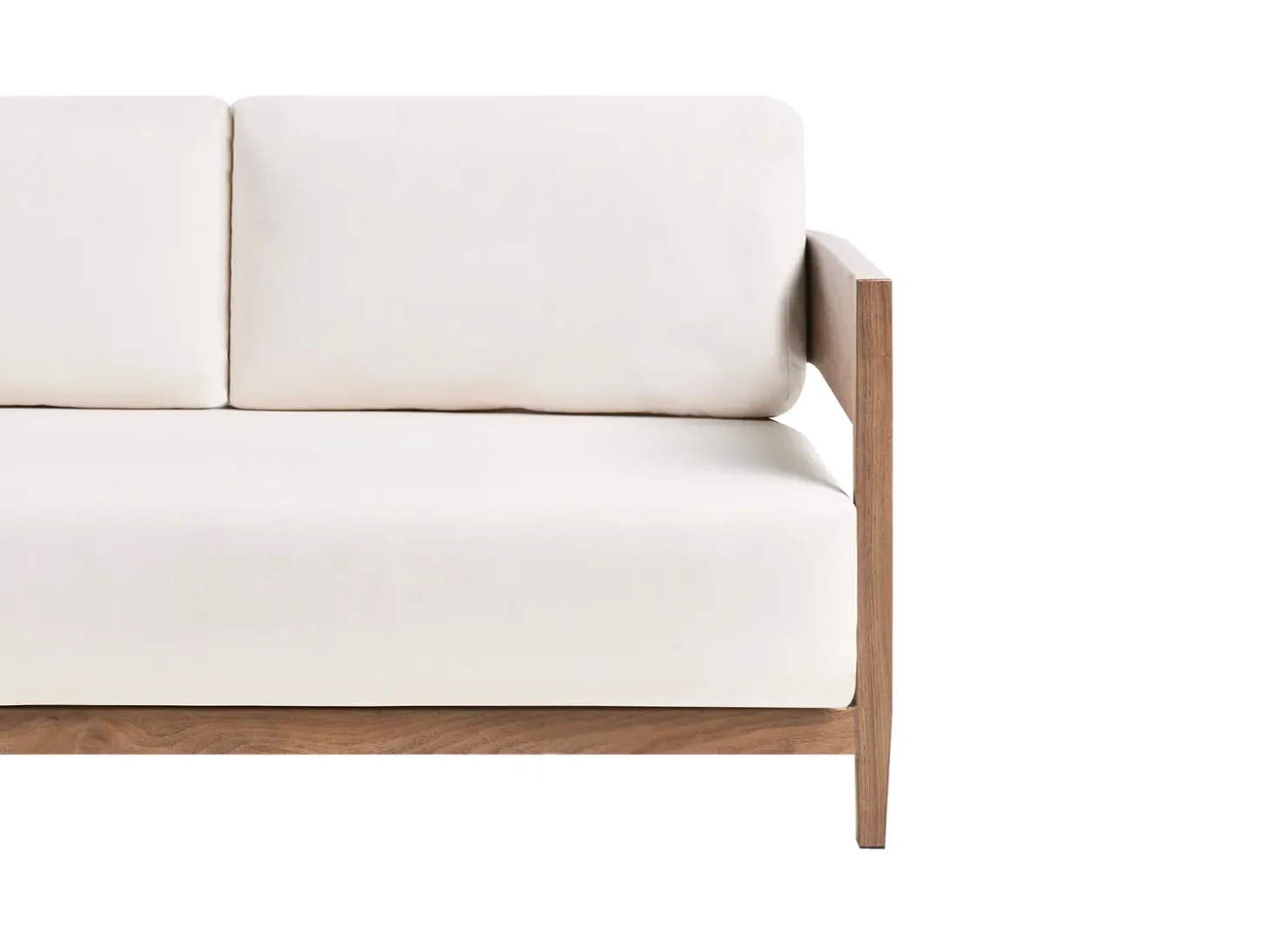 SAMPIERI 2 personers Havesofa med bord Brun Metal
