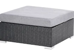 SANO 4 personers Have-hjørnesofasæt Højrevendt Sort PE-rattan