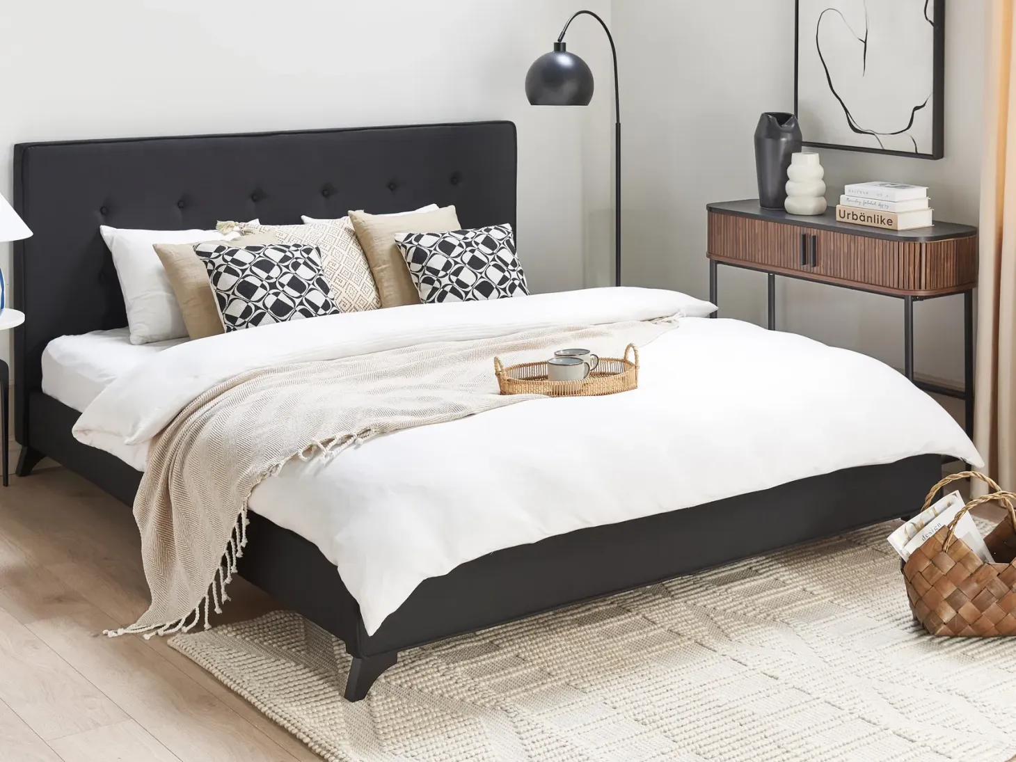 Seng AMBASSADOR 180 x 200 cm Sort
