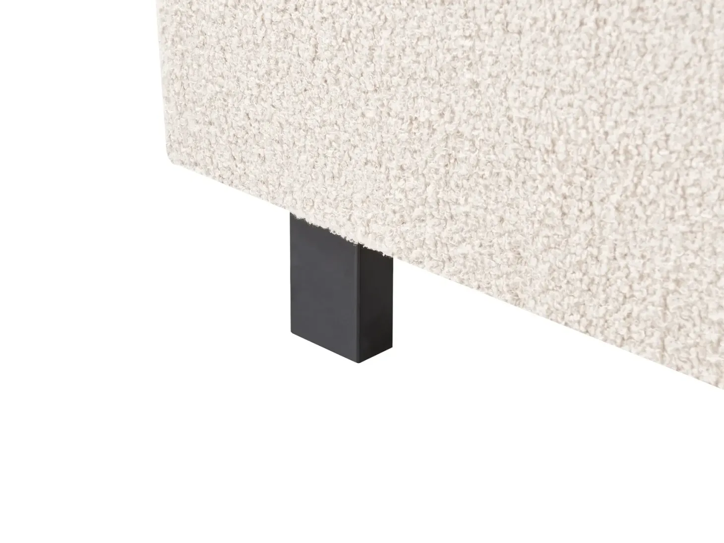 Seng Boucle ALBI 180 x 200 cm Cremehvid
