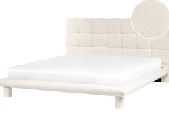 Seng Boucle CRESSAT 180 x 200 cm Cremehvid