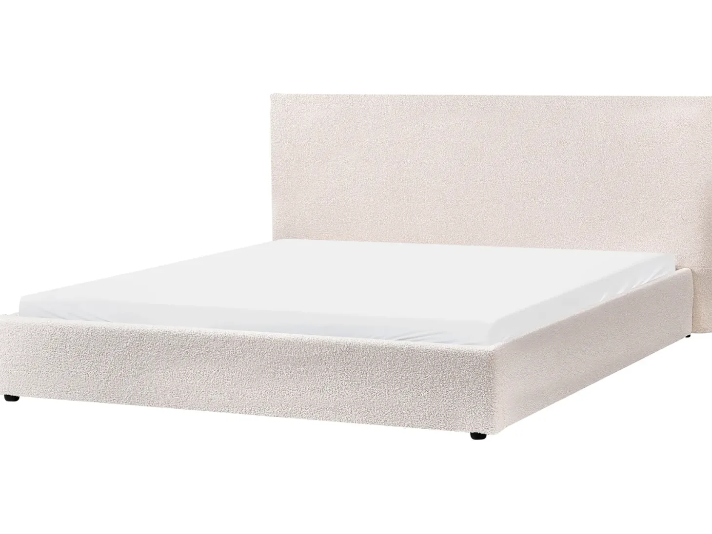 Seng Boucle LAVAUR 180 x 200 cm Cremehvid