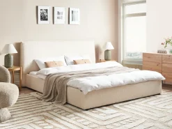 Seng Boucle LAVAUR 180 x 200 cm Cremehvid