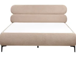 Seng Boucle LESSAY 180 x 200 cm Brungrå