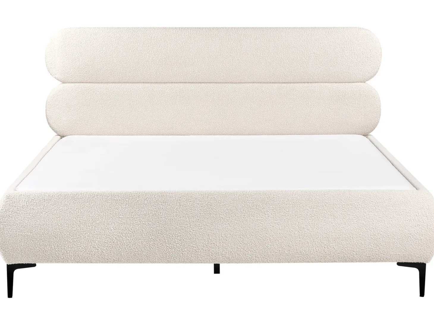 Seng Boucle LESSAY 180 x 200 cm Cremehvid