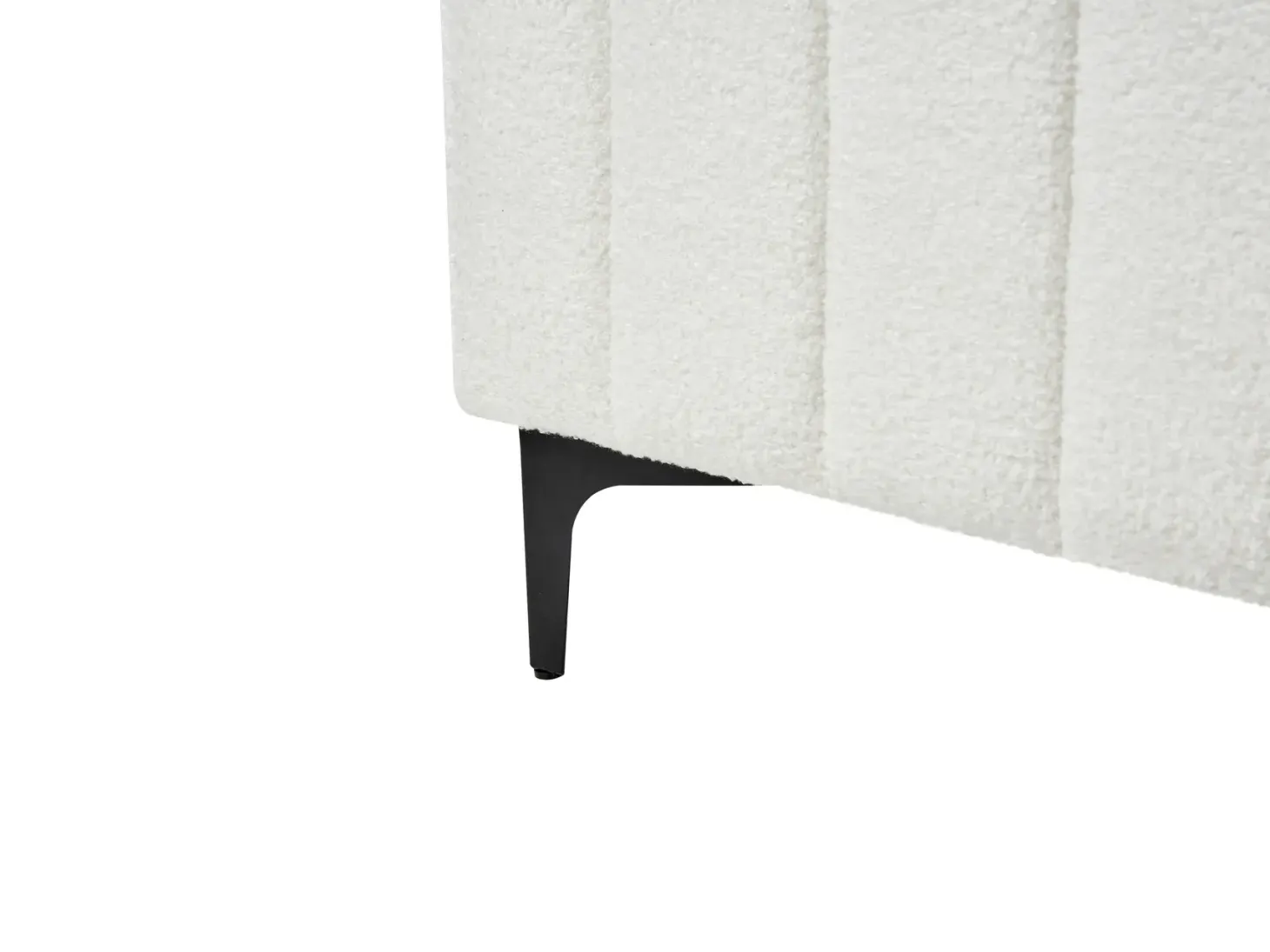 Seng Boucle LUNAN 180 x 200 cm Cremehvid
