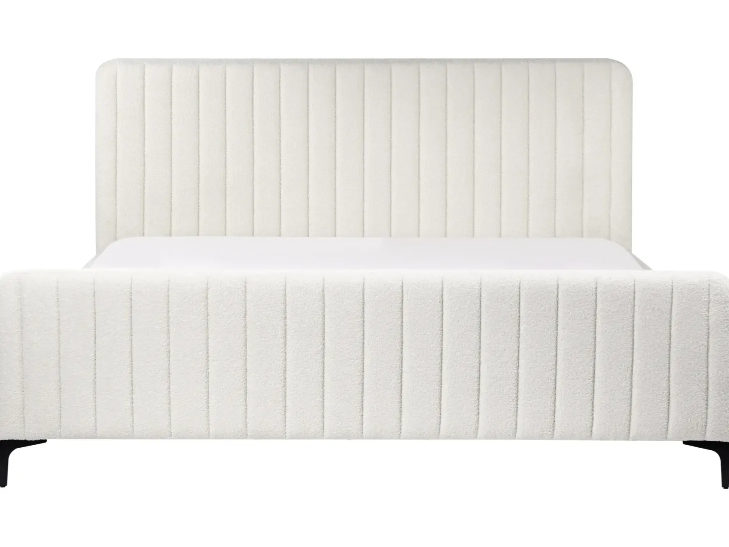 Seng Boucle LUNAN 180 x 200 cm Cremehvid