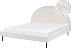 Seng Boucle MARGUT 160 x 200 cm Hvid