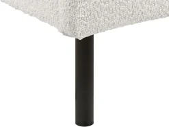 Seng Boucle MARGUT 160 x 200 cm Hvid