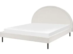 Seng Boucle MARGUT 160 x 200 cm Hvid