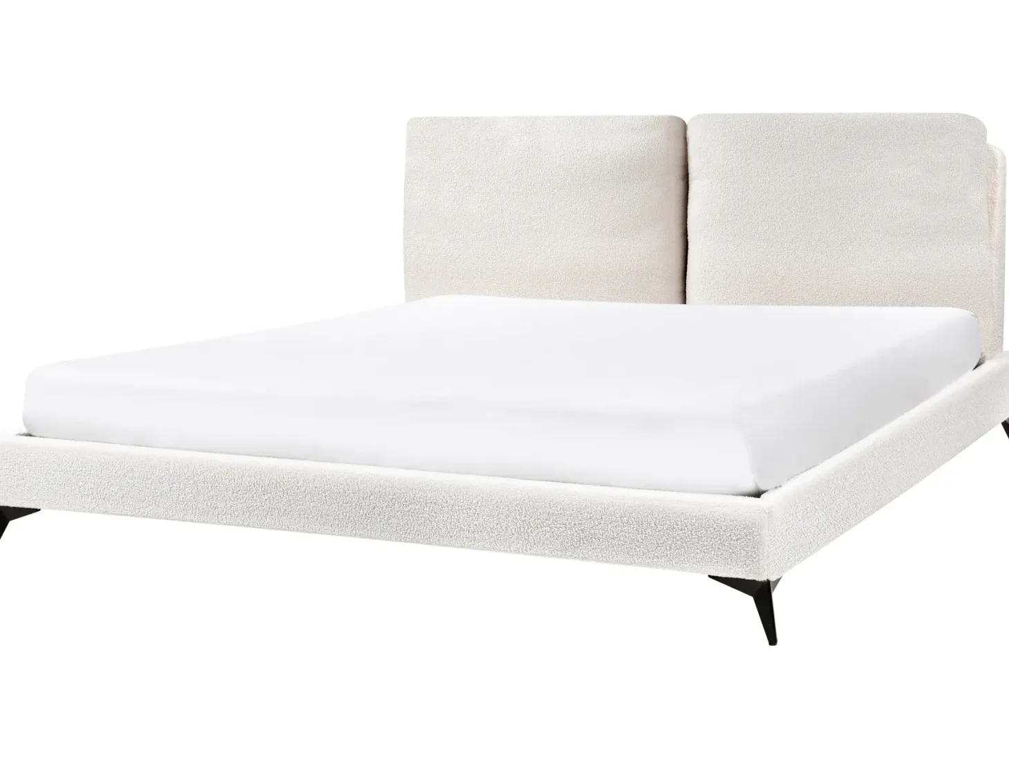 Seng Boucle MELLE 180 x 200 cm Cremehvid