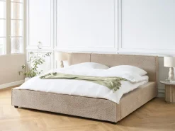 Seng Boucle MIRANDE 180 x 200 cm Brungrå