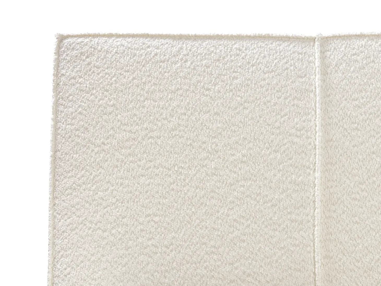 Seng Boucle MIRANDE 180 x 200 cm Cremehvid
