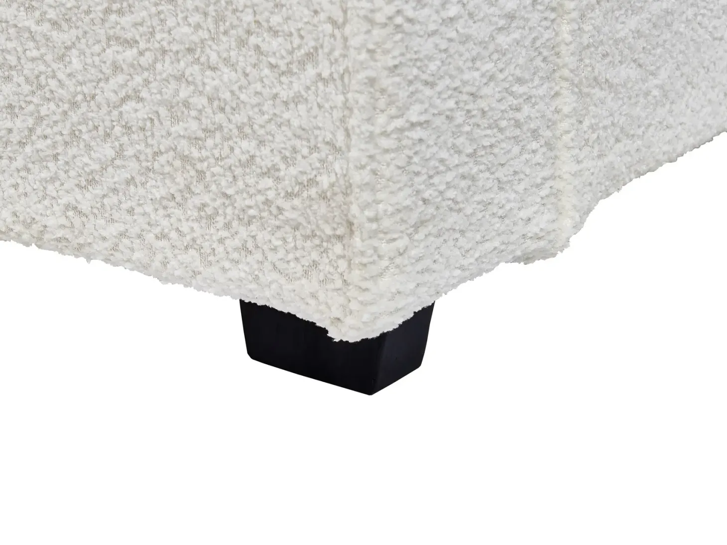 Seng Boucle MIRANDE 180 x 200 cm Cremehvid