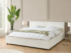Seng Boucle MIRANDE 180 x 200 cm Cremehvid