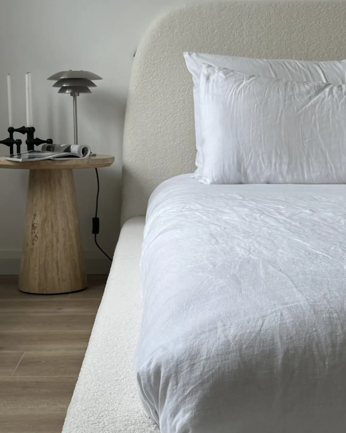 Seng Boucle ROISEL 180 x 200 cm Lys Beige