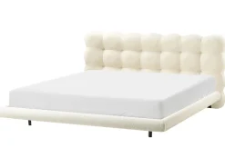 Seng Boucle SOULISSE 180 x 200 cm Cremehvid