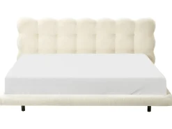 Seng Boucle SOULISSE 180 x 200 cm Cremehvid