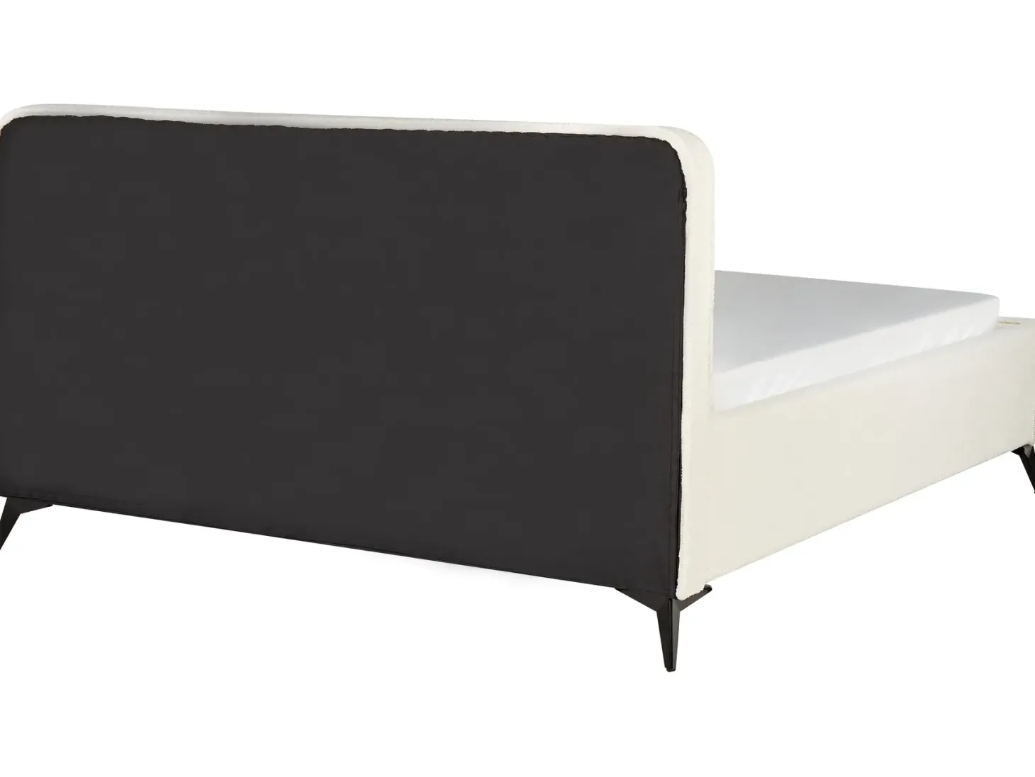 Seng Boucle VALOGNES 180 x 200 cm Cremehvid