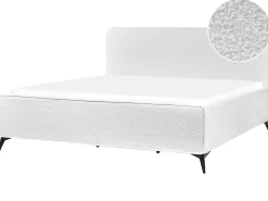 Seng Boucle VALOGNES 180 x 200 cm Cremehvid